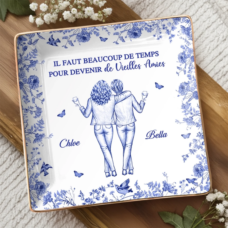 Vide-Poche À Bijoux Personnalisé - Cadeau Pour Meilleures Amies – Notre Chaos Préféré