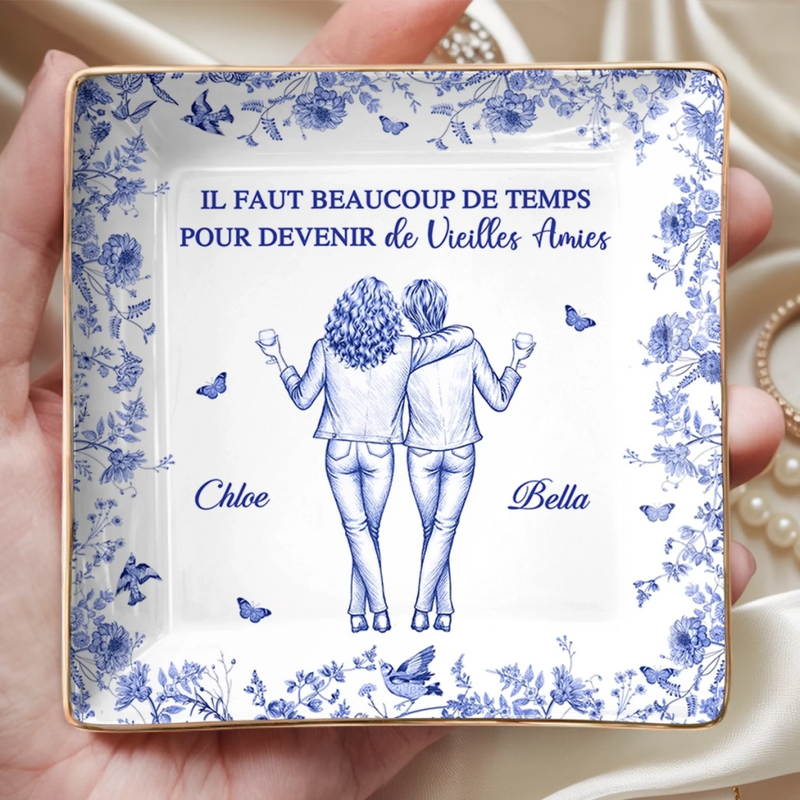 Vide-Poche À Bijoux Personnalisé - Cadeau Pour Meilleures Amies – Notre Chaos Préféré