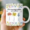 Mug Personnalisé À Effet Imprimé 3D Gonflé - Cadeau Pour Meilleures Amies - Liées Pour Toujours