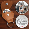 Porte-Bonheur De Poche Personnalisé – Cadeaux D’Anniversaire De Mariage Pour Mari Et Femme, Lui Et Elle – Où Que Tu Sois, Mon Cœur Est Avec Toi