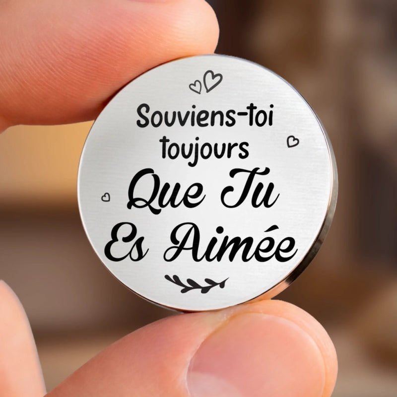 Câlin De Poche Personnalisé Avec Photo – Cadeaux D’Anniversaire Personnalisés Pour Maman, Papa, Fille Et Fils – Emporte Mon Amour Partout Avec Toi