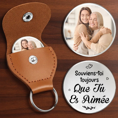 Câlin De Poche Personnalisé Avec Photo – Cadeaux D'Anniversaire Personnalisés Pour Maman, Papa, Fille Et Fils – Emporte Mon Amour Partout Avec Toi