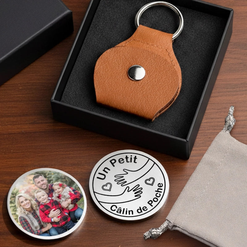 Porte-Bonheur Personnalisé – Cadeaux D’Anniversaire Personnalisés Pour Maman, Papa, Fille, Fils – Garde Mon Amour Près De Toi, Toujours