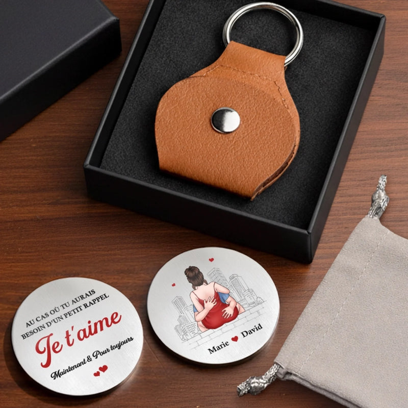 Porte-Bonheur De Poche Personnalisé – Cadeaux D’Anniversaire Et De Mariage Pour Mari Et Femme, Pour Lui Et Pour Elle – Un Petit Objet, Un Grand Amour