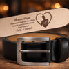 Ceinture En Cuir Gravée Personnalisée – Cadeaux D’Anniversaire Personnalisés Pour Papa Et Grand-Père – Nous Serons Toujours Tes Enfants