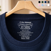 T-Shirt À Impression Intérieure Personnalisée – Cadeau Pour Maman – Lettre d’Amour Touchante