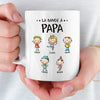 Mug Personnalisé – Cadeau Pour Papa, Papi – La Bande À Papa