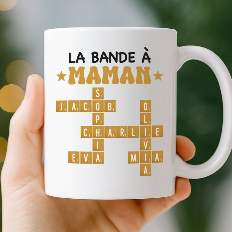 Mug Personnalisé – Cadeau Pour Mamie – Mamie Notre Trésor De Famille