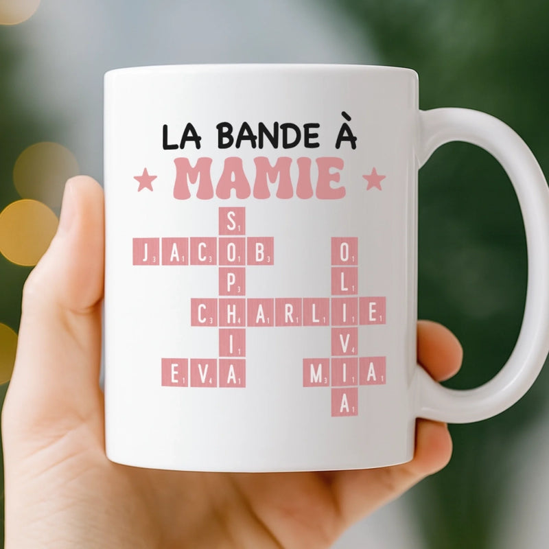 Mug Personnalisé – Cadeau Pour Mamie – Mamie Notre Trésor De Famille