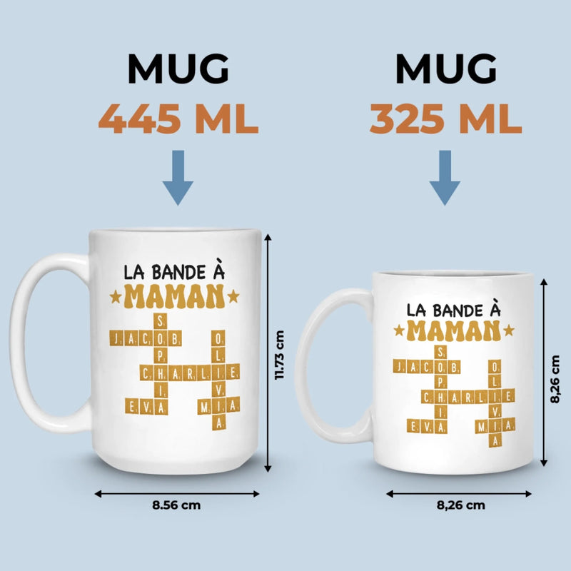 Mug Personnalisé – Cadeau Pour Mamie – Mamie Notre Trésor De Famille