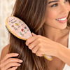 Brosse à Cheveux Personnalisée – Cadeau pour Maman et Mamie – Belles fleurs de Mamie