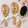 Brosse à Cheveux Personnalisée – Avec Photo – Cadeau pour Maman et Mamie – Félicitations Pour Ton Bébé, Première Fête des Mères