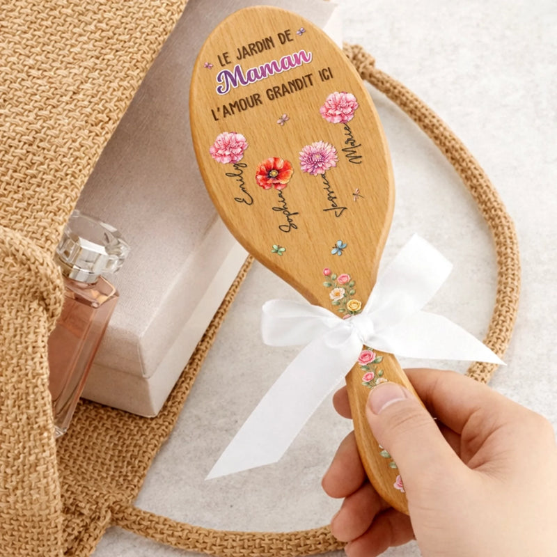 Brosse à Cheveux Personnalisée – Cadeau pour Maman et Mamie – Sois fière de toi