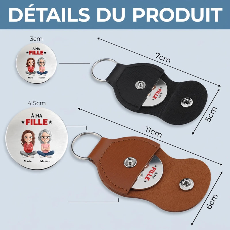 Porte-Bonheur De Poche Personnalisé – Cadeau Pour Famille – L’Amour De La Famille Te Guide Toujours