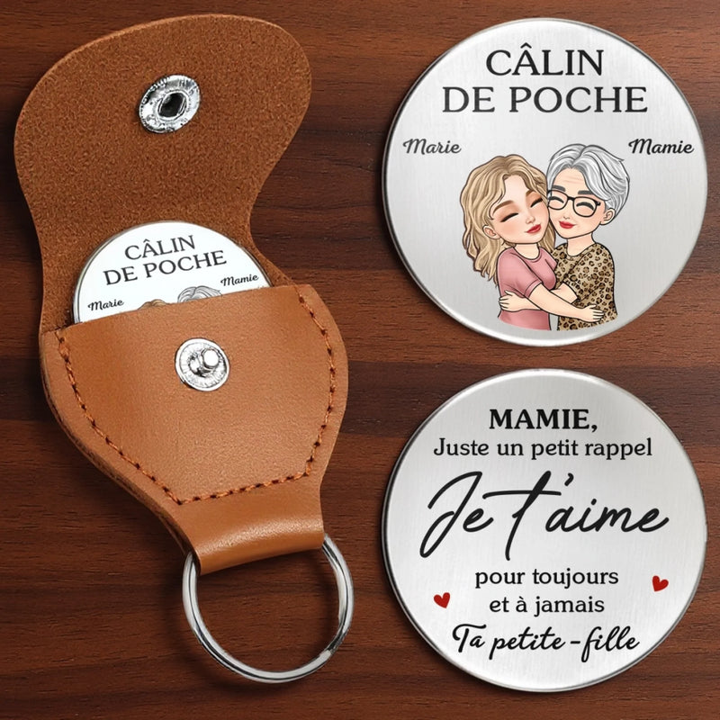 Porte-Bonheur De Poche Personnalisé – Cadeau Pour Maman, Mamie – Un Sincère Merci à Maman