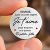 Porte-Bonheur De Poche Personnalisé – Cadeau Pour Maman, Mamie – Un Sincère Merci à Maman