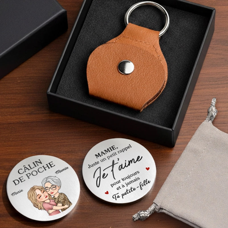 Porte-Bonheur De Poche Personnalisé – Cadeau Pour Maman, Mamie – Un Sincère Merci à Maman