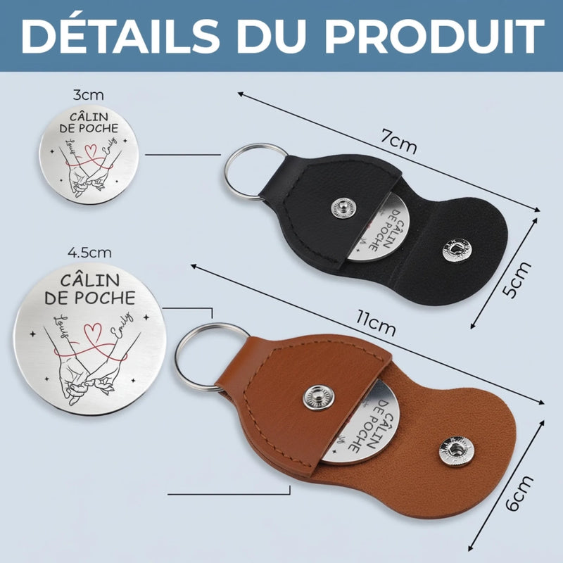 Porte-Bonheur De Poche Personnalisé - Cadeau Pour Couple - Je T'aime Plus Que Tout
