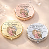 Miroir Compact Personnalisé – Cadeaux Pour Fille – Rayonnante à l’intérieur Comme à L’extérieur