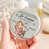 Miroir Compact Personnalisé – Cadeaux Pour Fille – Rayonnante à l’intérieur Comme à L’extérieur