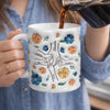 Mug Personnalisé À Effet Imprimé 3D Gonflé - Cadeaux D’Anniversaire Pour Maman, Grand-Mère, Enfants - Tiens Ma Main, Tiens Mon Cœur