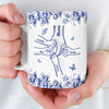 Mug Personnalisé À Effet Imprimé 3D Gonflé - Cadeaux D’Anniversaire Pour Maman, Grand-Mère - Main Dans La Main Tout Au Long De La Vie