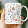 Mug Effet 3D Imprimé Personnalisé – Cadeau Pour Maman, Mamie – Un Amour Qui Se Transmet