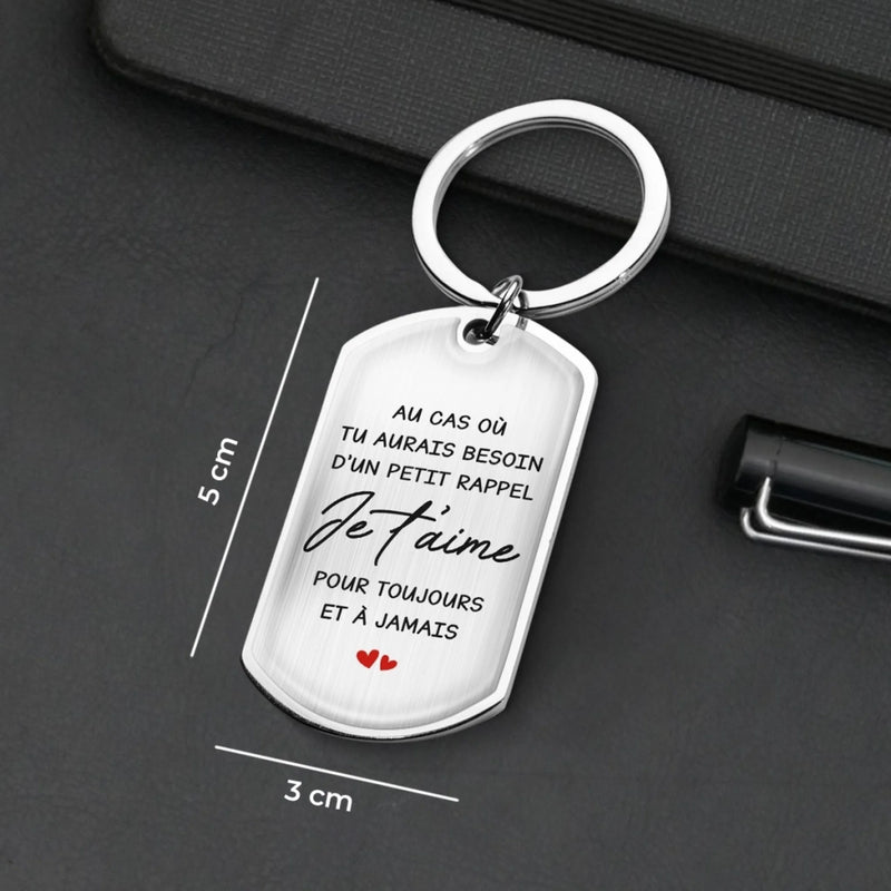 Porte-Clés Personnalisé – Cadeau Pour Fils, Fille - Un Petit Rappel D’amour De Maman