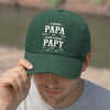 Casquette De Baseball En Jean Délavé Personnalisée – Cadeau Pour Grand-Père – Le Meilleur Grand-père Du Monde