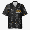 Chemise Hawaïenne Personnalisée – Cadeau Pour Papa, Papi – Des Générations D’Amour
