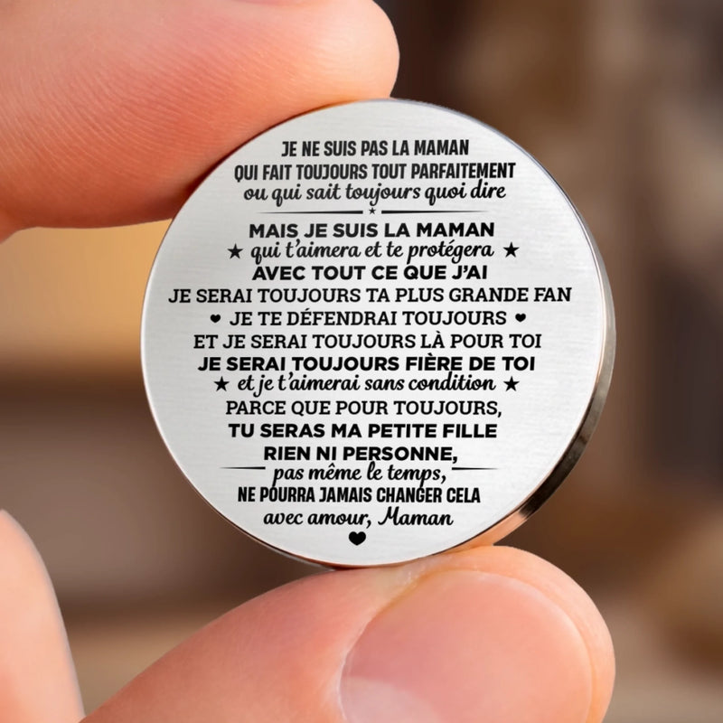 Porte-Bonheur De Poche Personnalisé – Cadeau Pour Fille – Tu Seras Ma Petite Fille