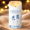 Bougie LED Personnalisée – Cadeau Pour Sœurs, Amies – Nous Sommes Des Fleurs Rayonnantes