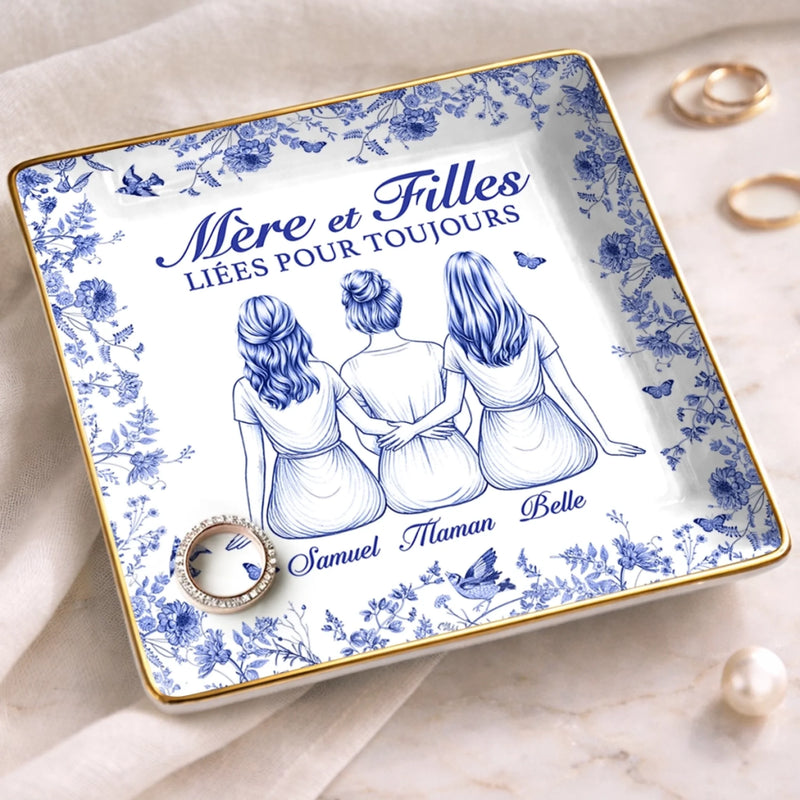 Vide-Poche À Bijoux Personnalisé – Cadeau Pour Maman – Ton Amour Est Mon Refuge, Maman
