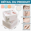 Boîte à Bijoux Carrée Personnalisée – Cadeau pour Fille – Je t’aime, ma fille