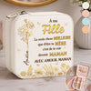 Boîte à Bijoux Carrée Personnalisée – Cadeau pour Fille – Toujours dans mon cœur