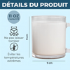 Mug en Verre Personnalisé – Cadeau pour Amies, Sœurs – Des fleurs, des souvenirs, toi