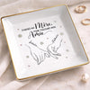 Vide-Poche À Bijoux Personnalisé – Cadeau Pour Maman, Fille – Je t’aime, Maman