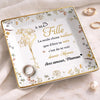 Vide-Poche À Bijoux Personnalisé – Cadeau Pour Fille – À Ma Fille, Avec Tout Mon Amour Maman