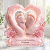 Plaque Acrylique Personnalisée - Cadeau Fête des Mères Pour Jeune Maman - Bonne Nouvelle Maman