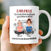Mug Personnalisé À Effet Imprimé 3D Gonflé - Cadeau Pour Fille - D'être Ta Mère et Père Est le Plus Beau Cadeau