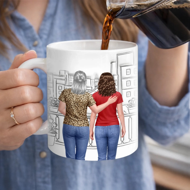 Mug Personnalisé À Effet Imprimé 3D Gonflé -  Cadeau Fête Des Mères Pour Fille - Quand Ma Fille A Sa Propre Famille