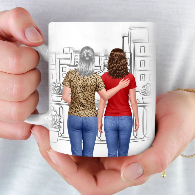 Mug Personnalisé À Effet Imprimé 3D Gonflé -  Cadeau Fête Des Mères Pour Fille - Quand Ma Fille A Sa Propre Famille