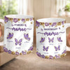 Mug Personnalisé À Effet Imprimé 3D Gonflé -  Cadeau Pour Mamie - Du Cœur de Maman au Cœur de Mamie