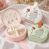 Boîte à Bijoux avec Poignée Personnalisée – Cadeau pour Fille  – Sache Que Maman Sera Toujours Fière De Toi