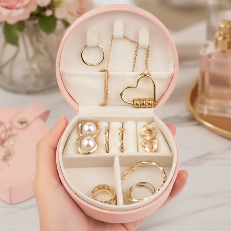 Boîte à Bijoux avec Poignée Personnalisée – Cadeau pour Famille  – Ton Signe Distinctif