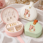 Boîte à Bijoux avec Poignée Personnalisée – Cadeau pour Famille  – Ton Signe Distinctif