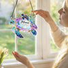 Ornement Suncatcher de Fenêtre Personnalisé – Cadeau pour Maman – Famille De Tortues Chaudes