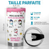 Gobelet Isotherme Personnalisé – Cadeau fête des mères Pour Maman – Merci De Ne Pas M'avoir Avalé