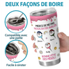 Gobelet Isotherme Personnalisé – Cadeau fête des mères Pour Maman – Merci De Ne Pas M'avoir Avalé