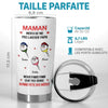 Gobelet Isotherme Personnalisé – Cadeau fête des mères Pour Maman – Merci De Ne Pas Laisser Papa